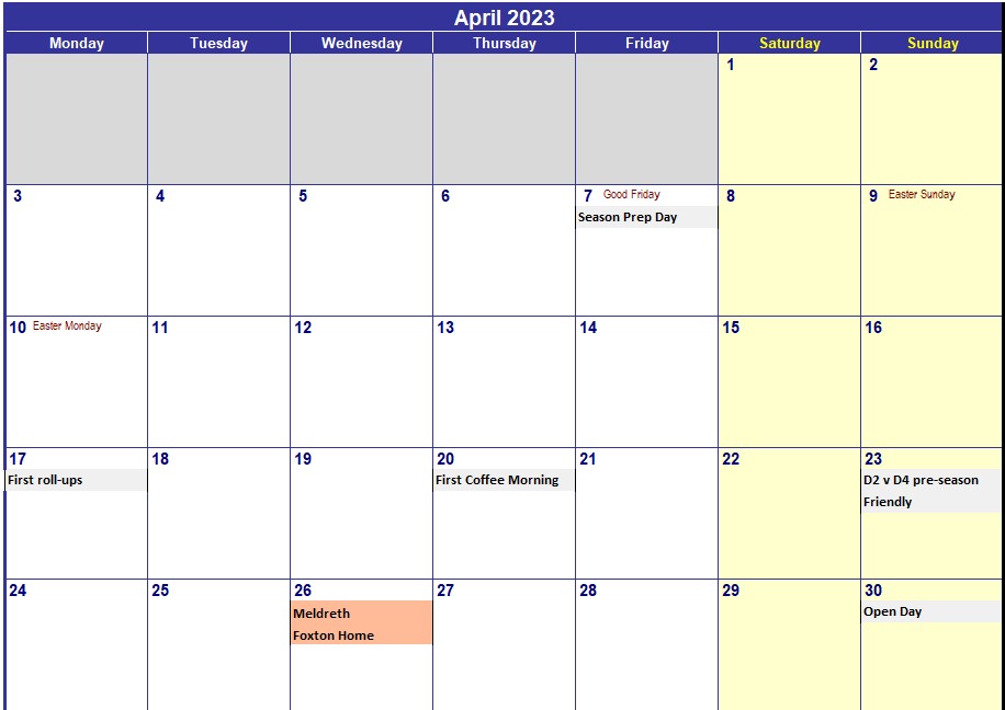 April 2023