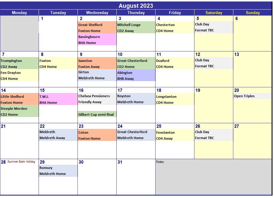 August 2023